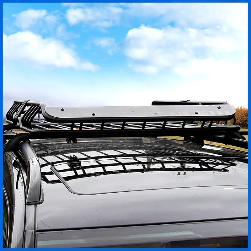 Hot Selling Products Heavy Duty Roof Basket Roof Rack with Windshield Black Exterior Parts Automobiles Parts & Accessories