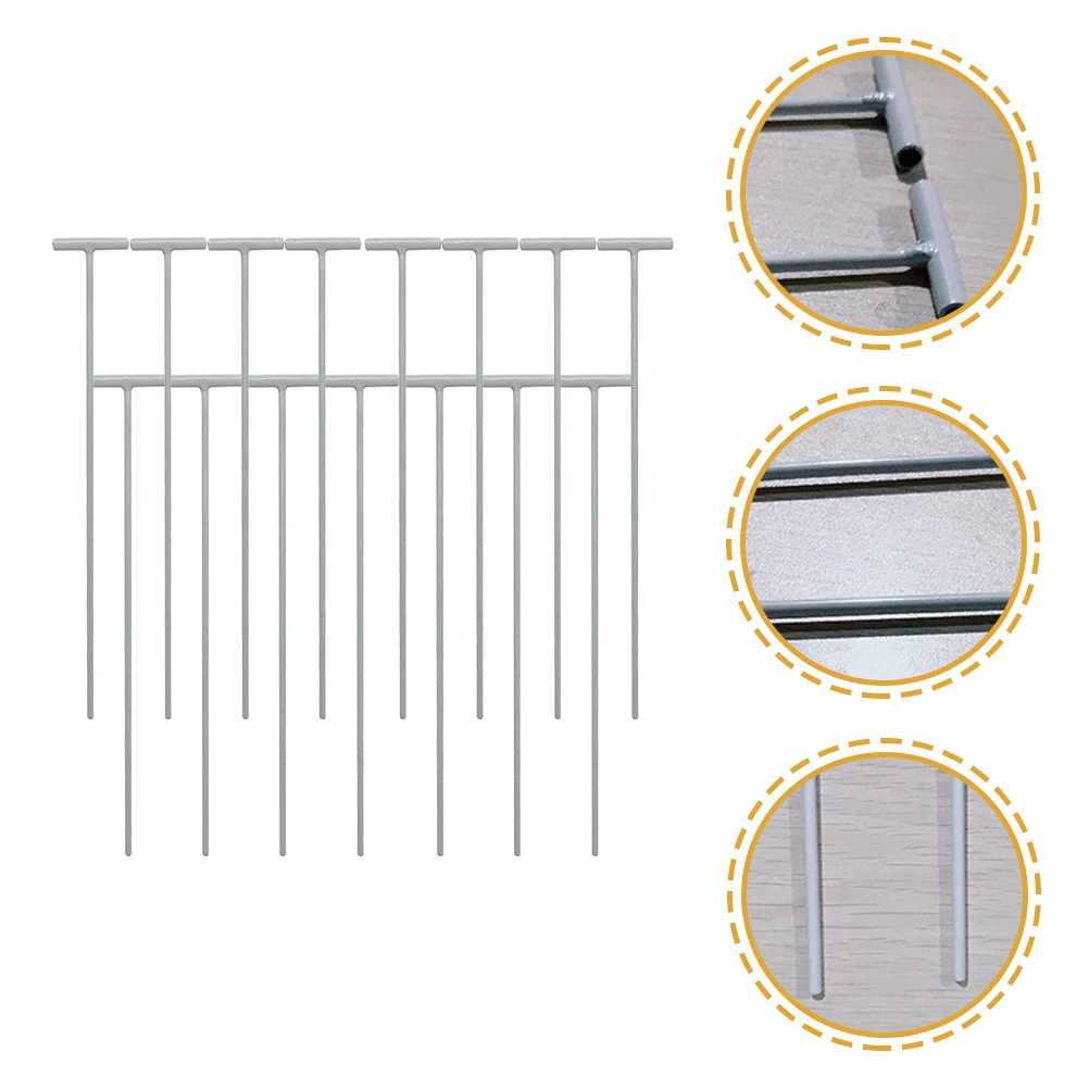 

15 Pcs Bird Cage Door Iron Bars for Pigeon Entrance Single Needle Latch Secure Easy Installation pigeon bird entrance bars cage