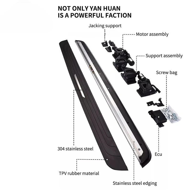 

2023 RR Vogue High Quality Stainless Steel Electric Side Step LED for RANGEROVER Auto Lifting Pedal Motor-driven Running Board