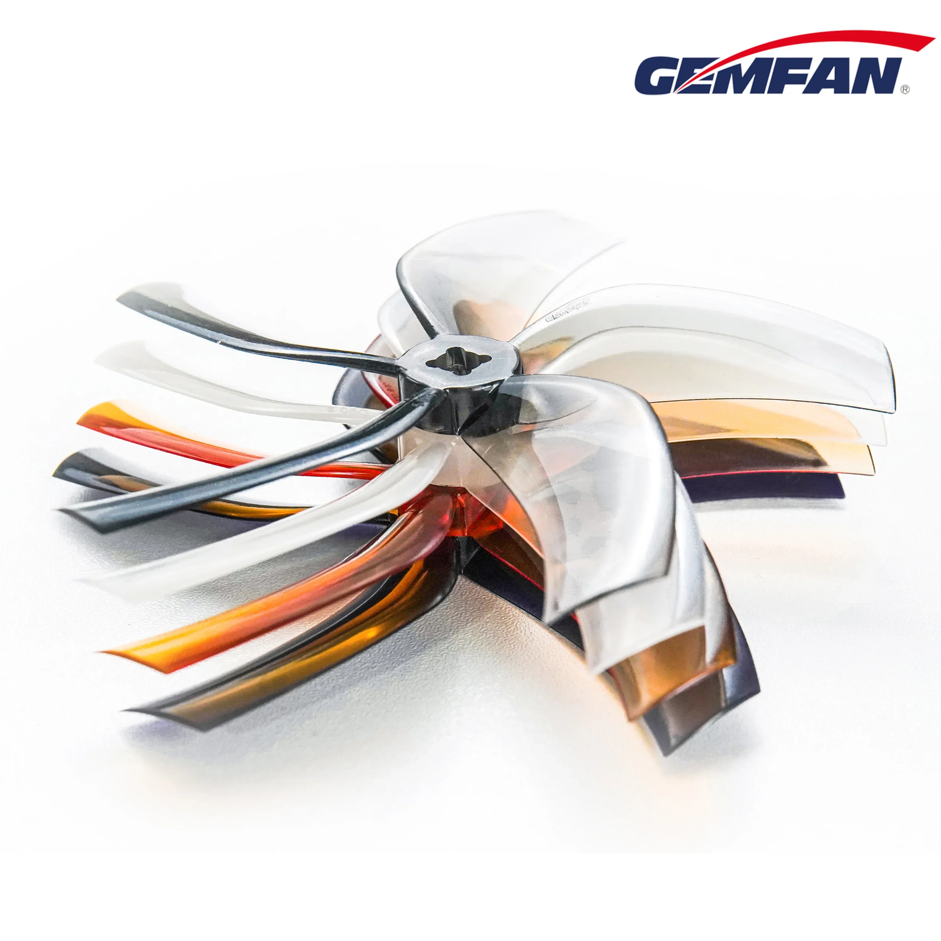 10Pairs(10CW+10CCW) Gemfan D90-5 90mm 5-Blade 3.5inch Propeller 1.5mm / 2mm (Random Color)