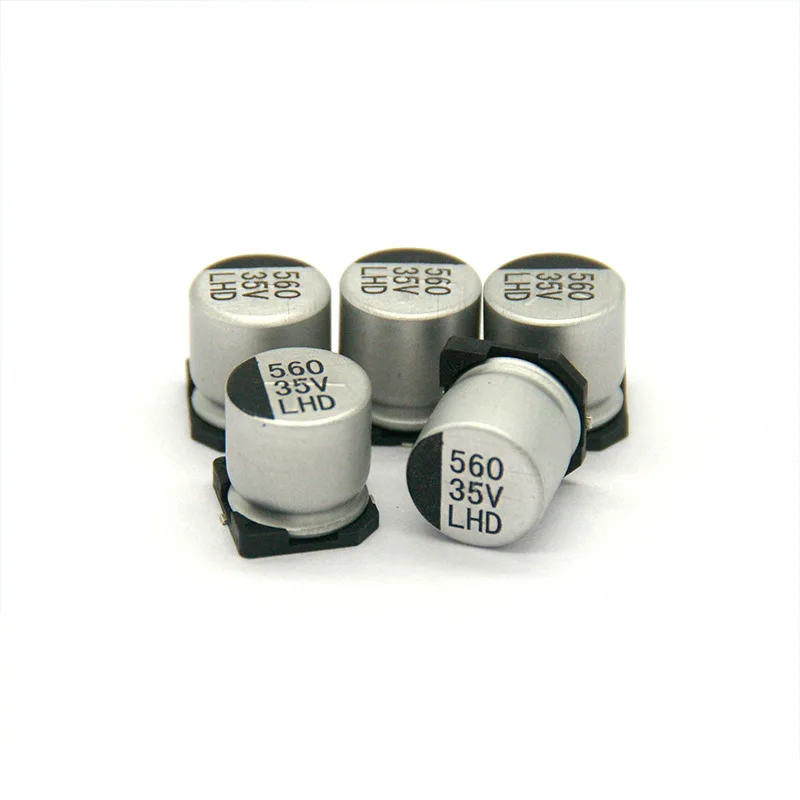 

40pcs 35V 560uF SMD Aluminum Electrolytic Capacitor LHD 8x10.5mm for Industrial Power Supply LED Driver