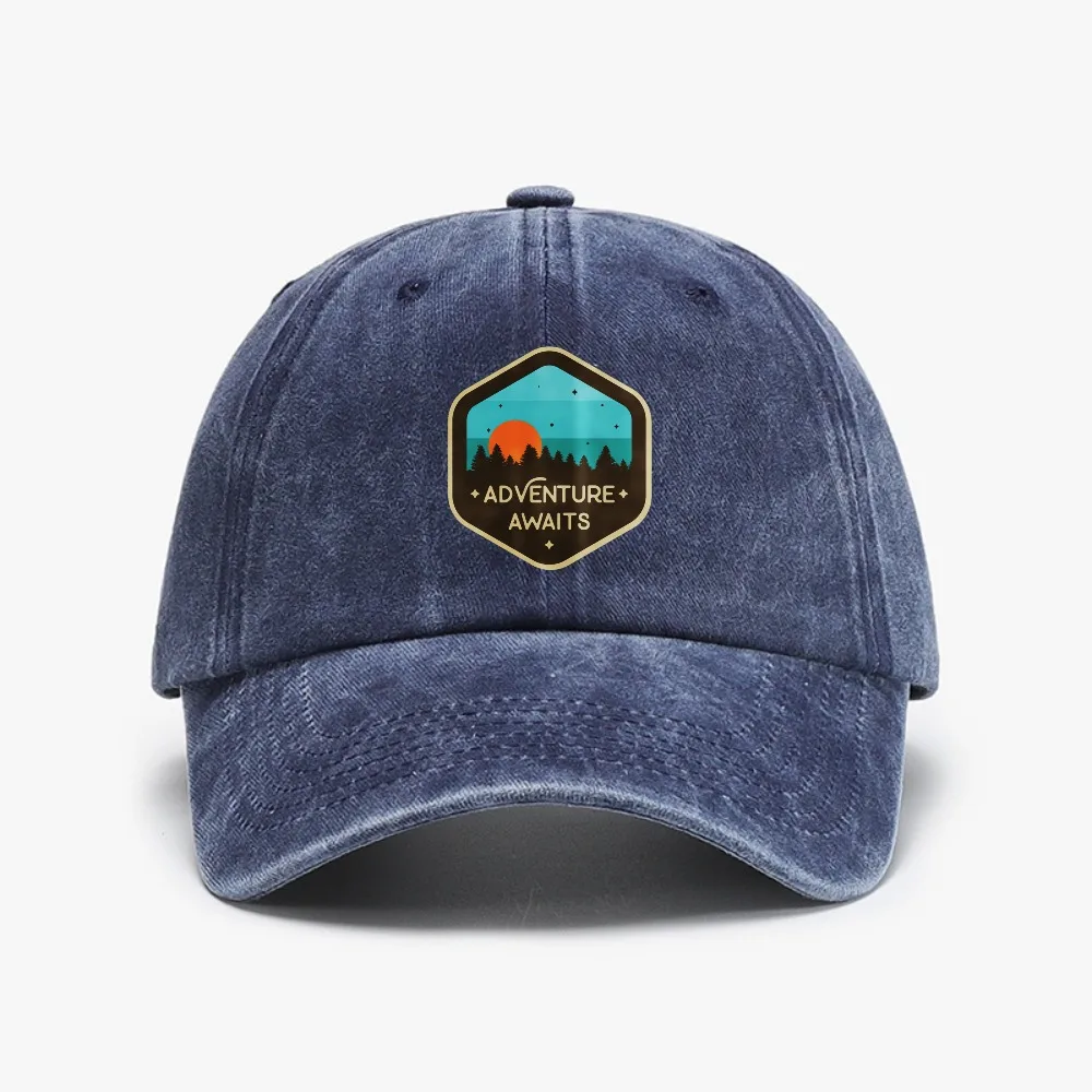 

aventure attend coucher de soleil Camping voyage hat Stylish Adjustable Outdoor Travel Sun Protecter Cowboy Baseball Cap