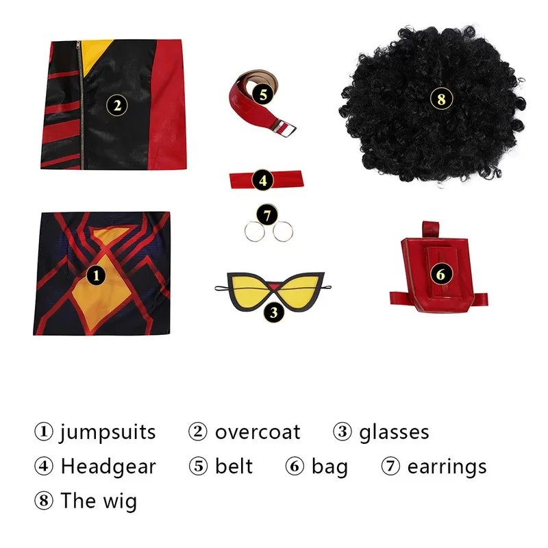 فيلم جديد للهالوين جيسيكا درو كوسبلاي مثير بذلة إكسسوارات سترة زي مجموعة الحفلات SF/1