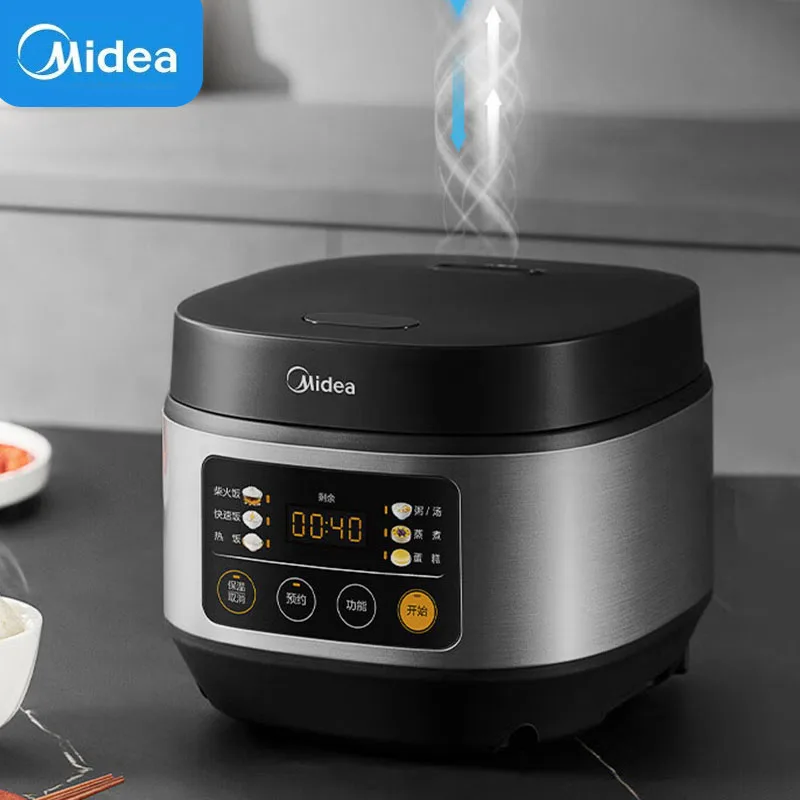 Midea 다기능 가정용 전기 밥솥, 들러붙지 않는 내부 냄비, 기숙사 주방 가전, 3L, 220V 