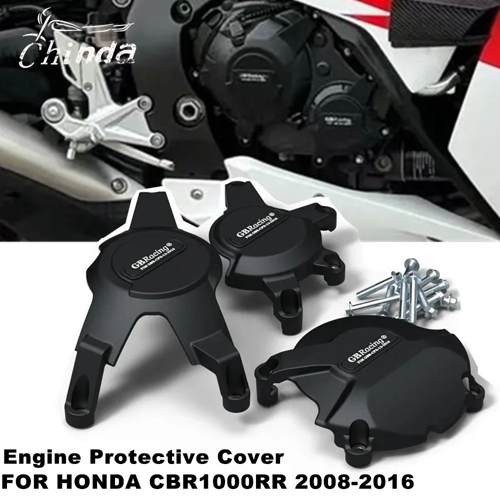 

Motorcycle Engine Protective Cover Guard Protector Fall Protection Cover FOR HONDA CBR1000RR CBR 1000RR CBR1000 RR 2008-2016