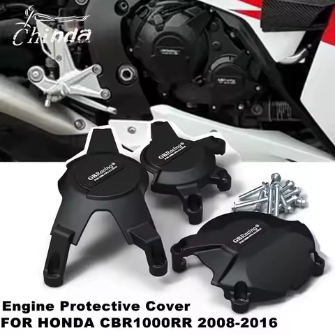 Motorcycle Engine Protective Cover Guard Protector Fall Protection Cover FOR HONDA CBR1000RR CBR 1000RR CBR1000 RR 2008-2016