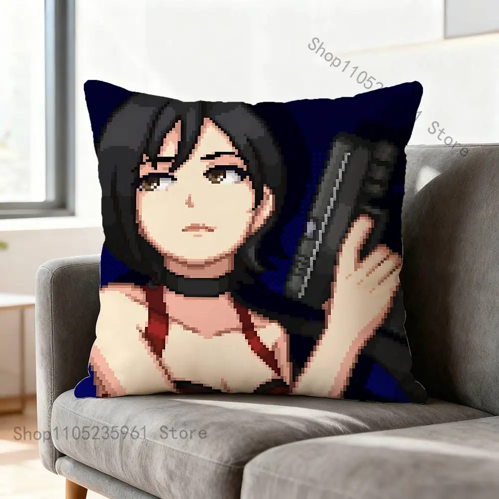 Ada Wong R-Resident E-Evil 4 Pillow Cases for Bedroom Living Room Sofa Home Decor Polyester Cushion Cover with Zipper