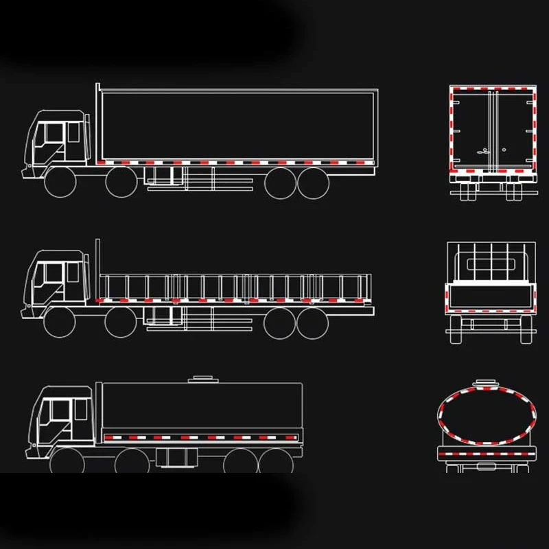 l'autocollants de la plaque d'avertissement réfléchissante de la nuit pour la voiture camion moto plaque d'avertissement de sécurité réflecteur signe décalcomanies accessoires de voiture