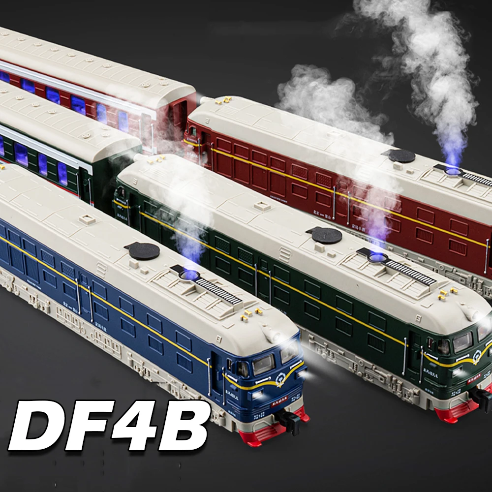 

Масштаб 1:32, сплав DongFeng4B, игрушечные модели поезд, металлические литые под давлением звуки, свет, двери, открытые имитационные модели, поезда для детей, подарки