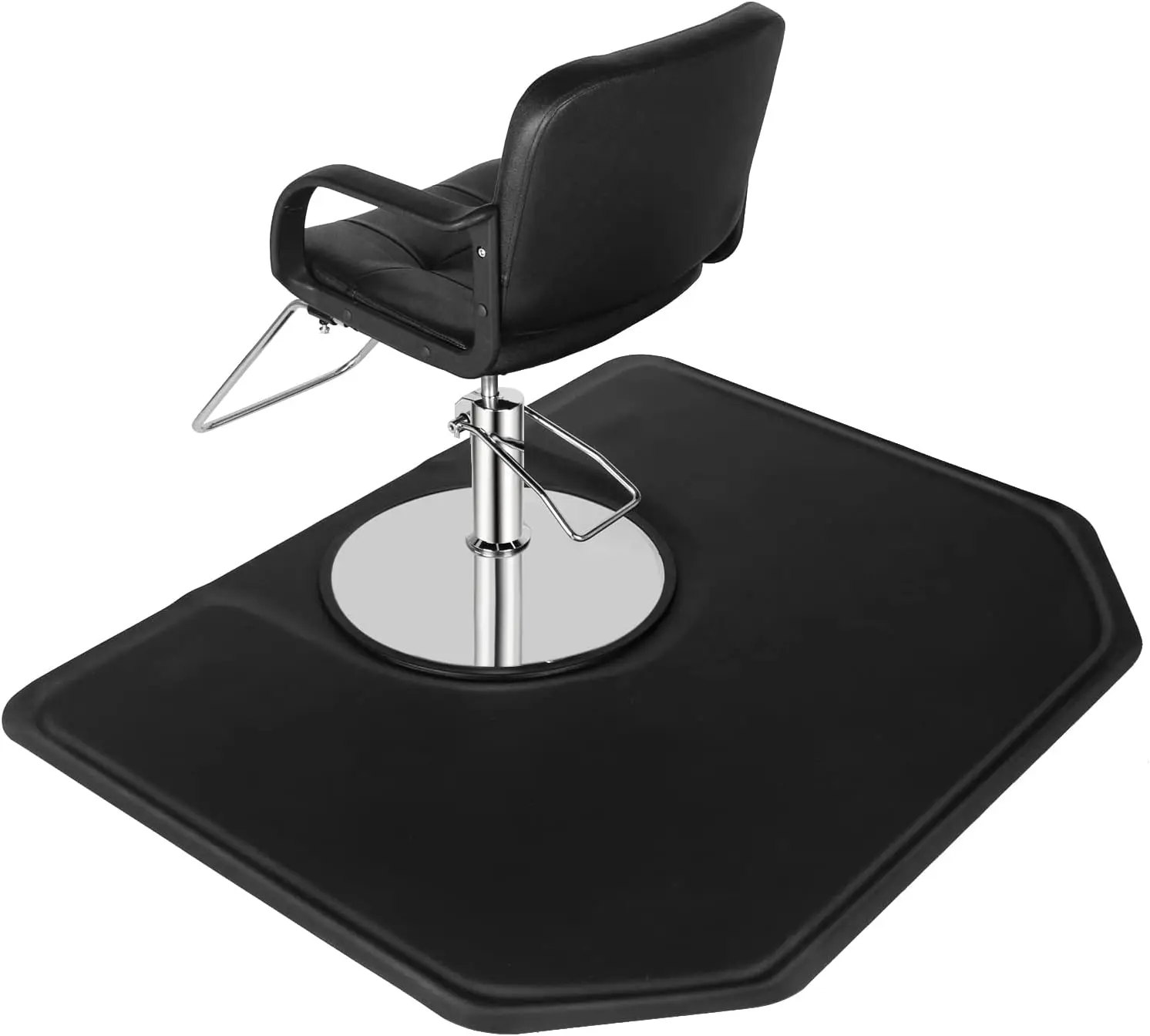 

Антиусталостный коврик для салона 4'x5' с вырезом под стул, толщина 1/2 дюйма, для комфорта парикмахеров и стилистов