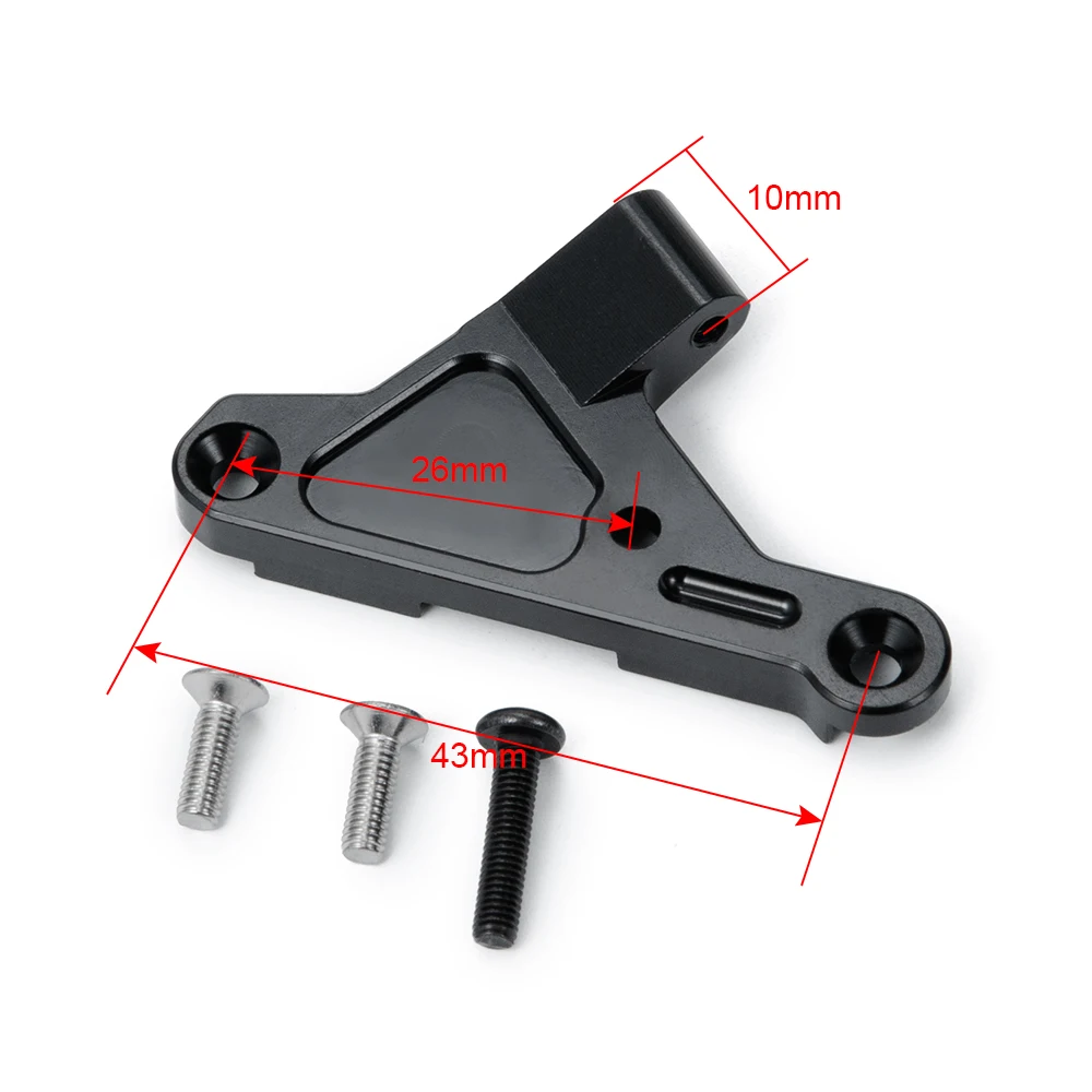 MIBIDAO CNC Aluminum Alloy Panhard Mount for Axial SCX10 III AXI03007 Jeep Wrangler 1/10 RC Crawler Car Model Upgrade Parts