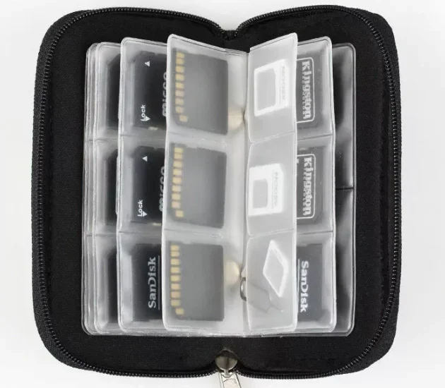 

Memory Card Storage Bag Carrying Case Holder Wallet 22 Slots For CF/SD/Micro SD/SDHC/MS/DS Game Accessories Memory Card Box