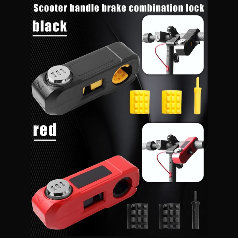 E-Scooter Grip Lock Security Safety Locks Handlebar Handset Brake Lever Disc Locking For Xiaomi M365 PRO