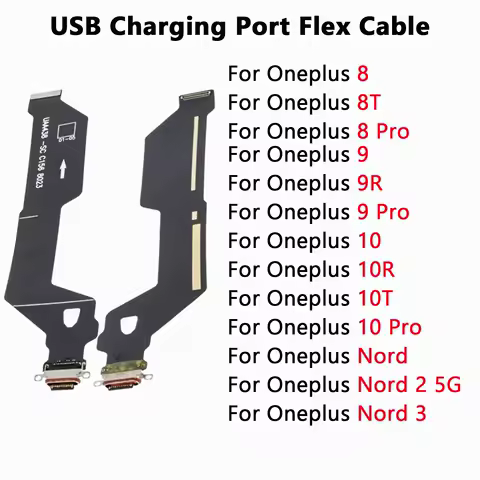 NEW Type C USB Charger Charging Port Dock Connector Board Flex Cable For Oneplus 8 8T 9 10 9 Pro 9R Nord N2 5G