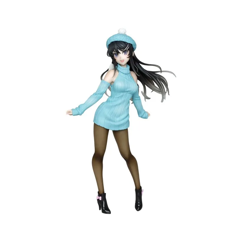 

В наличии подлинное TAITO Rascal Does Not Dream Coreful Mai Sakurajima вязаное платье иллюстрация фигурка Коллекционная подарочная модель