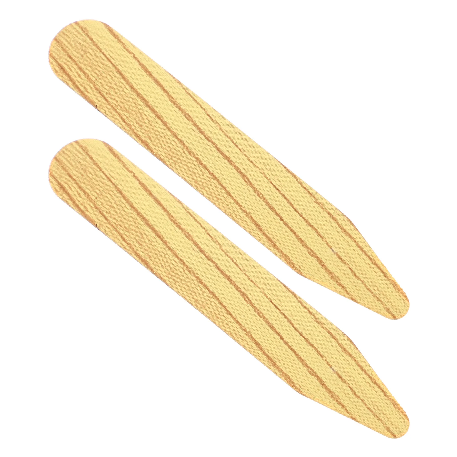 1 زوج البلاستيك يبقى الخشب الحبوب إنهاء قميص طوق إدراج مقاوم للماء دعم غير مرئي للرجال فستان قميص يبقى طوق الدعائم #5