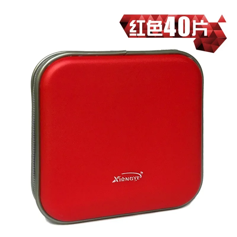 Un Ausuky Busta Portatile 40 Capacità del Disco DVD CD Custodia In Plastica per Auto Supporti di Memorizzazione Borsa CD-39