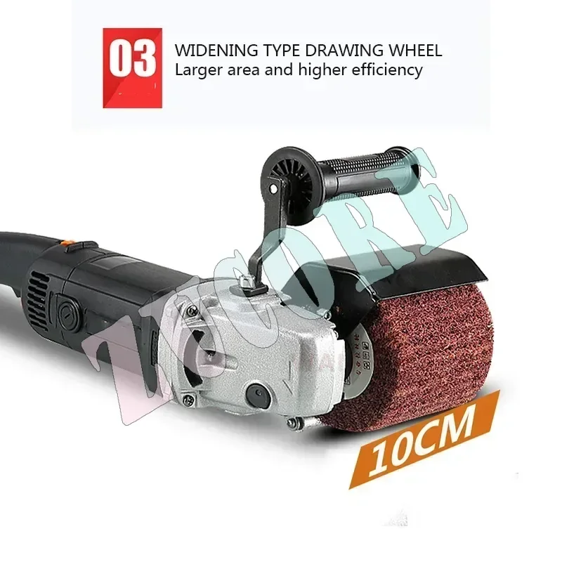 جديد 220 فولت/2800 واط المحمولة الكهربائية الملمع الفولاذ المقاوم للصدأ المعادن الخشب طحن سلك آلة طحن عجلة أداة تجليخ