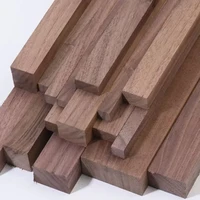 Black Walnut Wood Handmade DIY Carved Long Wooden Square Material Solid Wood Plank Supports Customized Sizes 2