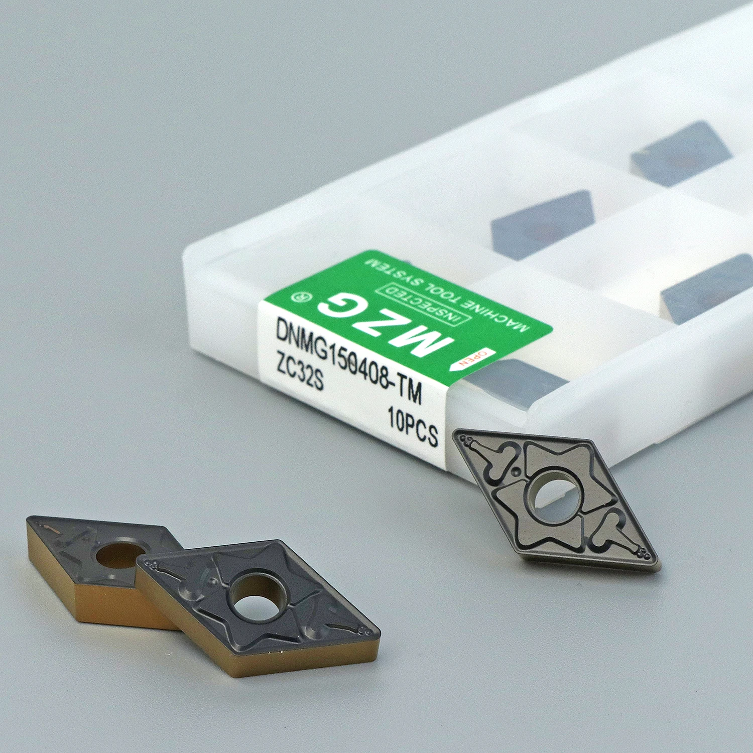 

MZG 10pcs DNMG150404 DNMG150408 DNMG150604 DNMG150608 TM ZC32S Carbide Insert CNC Machine Tool DNMG 150404 150408 150604 150608