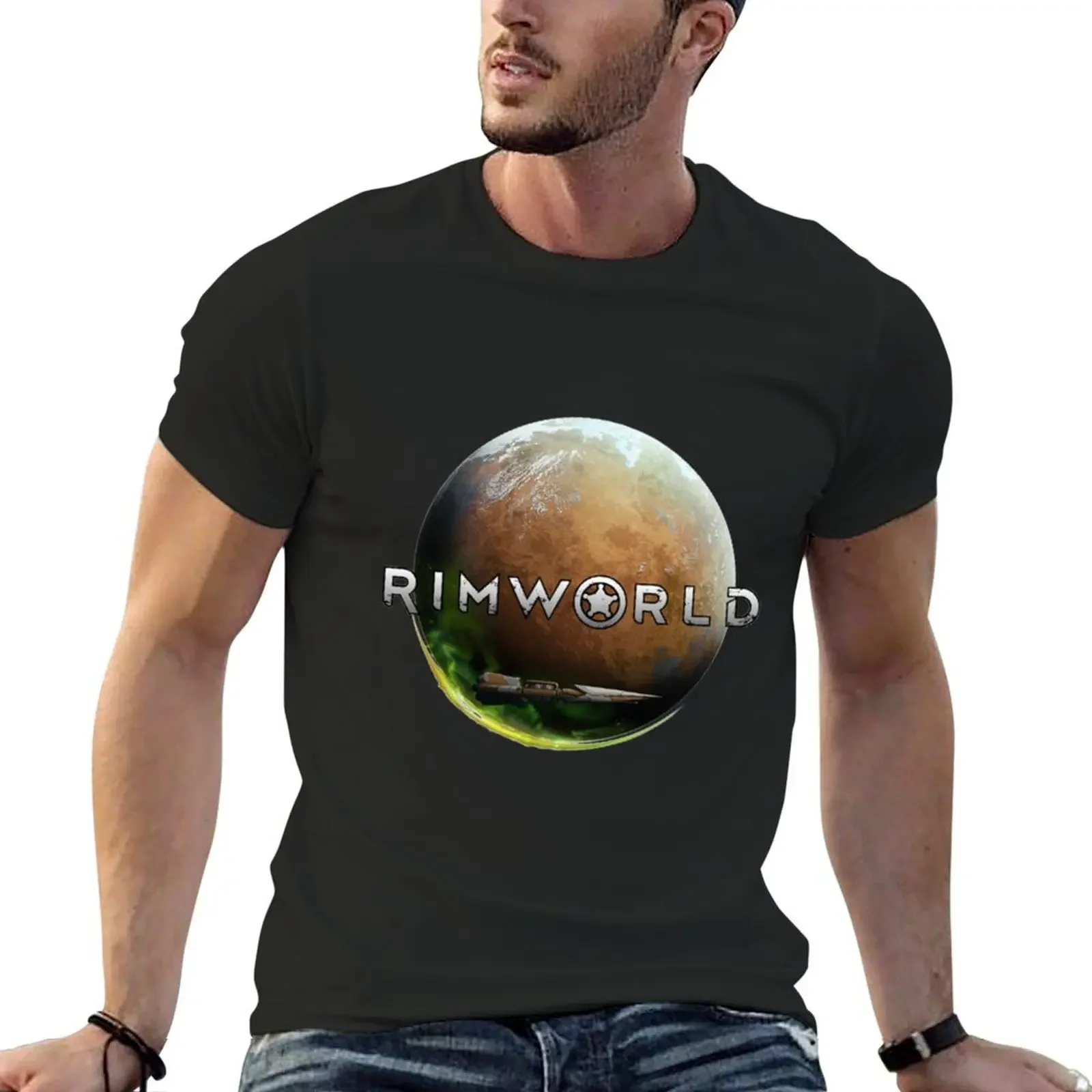 Rimworld Planet T-Shirt custom t shirt animal prinfor boys designer shirts cheap stuff men t shirts high quality