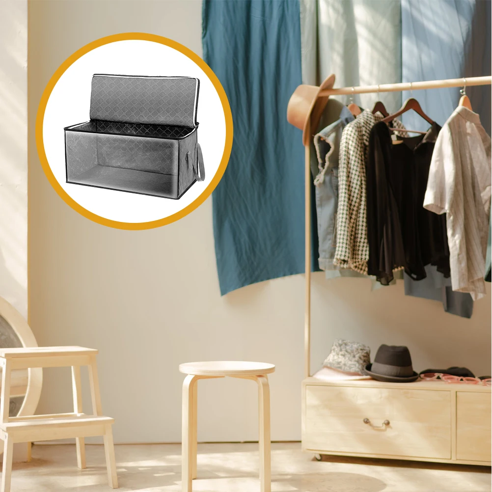

Large Capacity for Clothes Holder Clothes Storage Box Toys Dustproof Dustproof Quilts Container Quilts Foldable Organizer