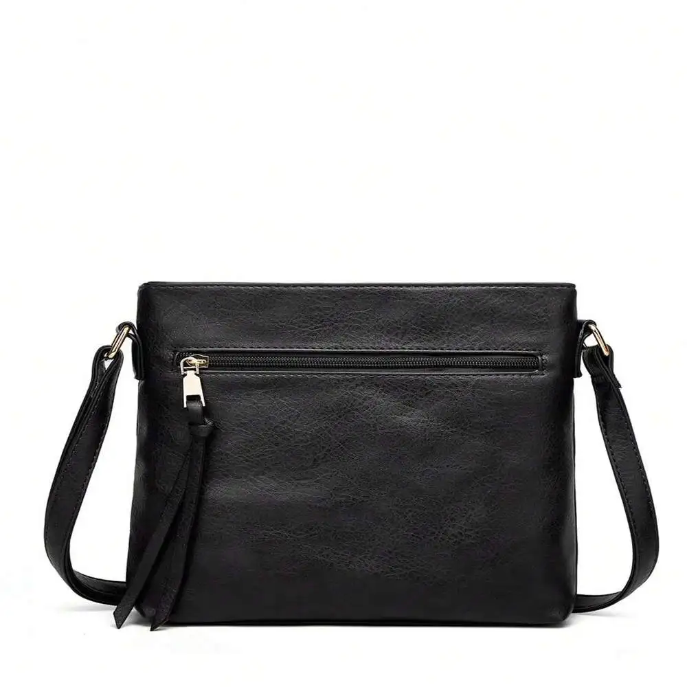 

Сумка через плечо из искусственной кожи в стиле ретро — подходит для ключей от мобильного телефона, кошелька для ежедневных поездок и дат