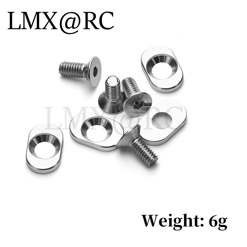 LMXRC Metal Motor Mount Washers Shims for Traxxas Sledge 1/8 RC Car RC Car Upgrade Parts Accessories