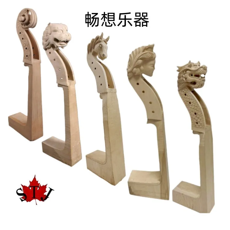 

Hand-Carved 4/4 Cello Neck 4 string Maple wood Cello parts High quality