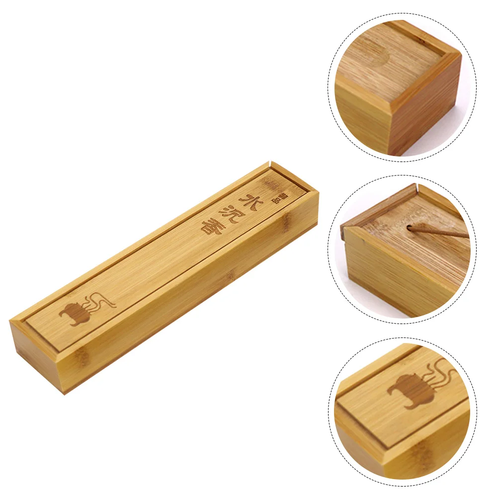 1pc Simple Incense Stick Holder Incense Storage Box for Home (Assorted Color) Bamboo Incense Box Creative Incense Case