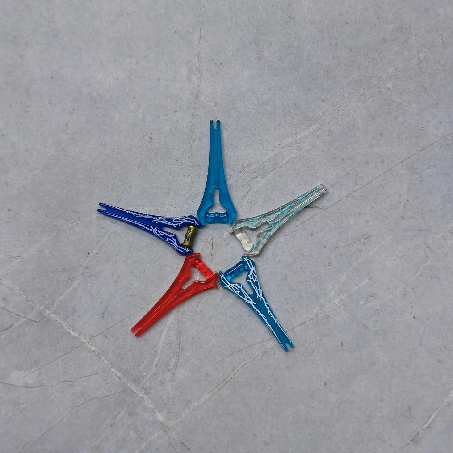 Lotto di Mega Armi Spada a lama leggera per figura Mini Bloks