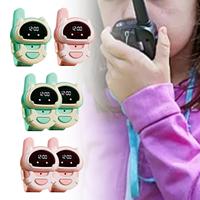 2x Kids Walkie Long Range Parent Child Interactive Toys Mini Party Favor