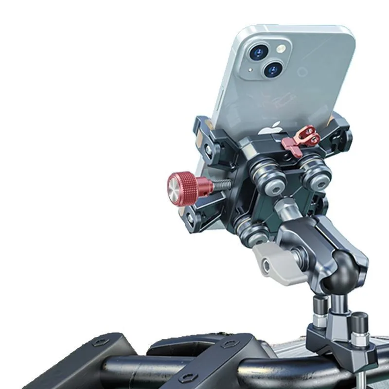 

Motorcycle mobile phone holder, shockproof, anti-shake, locomotive, electric vehicle, scooter, riding navigation shooting bracke