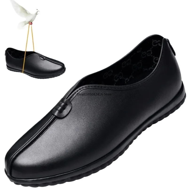 

Кожаная обувь для кунг-фу, тай-чи, спортивные кроссовки для боевых искусств, Wing Chun Wushu, традиционная китайская обувь