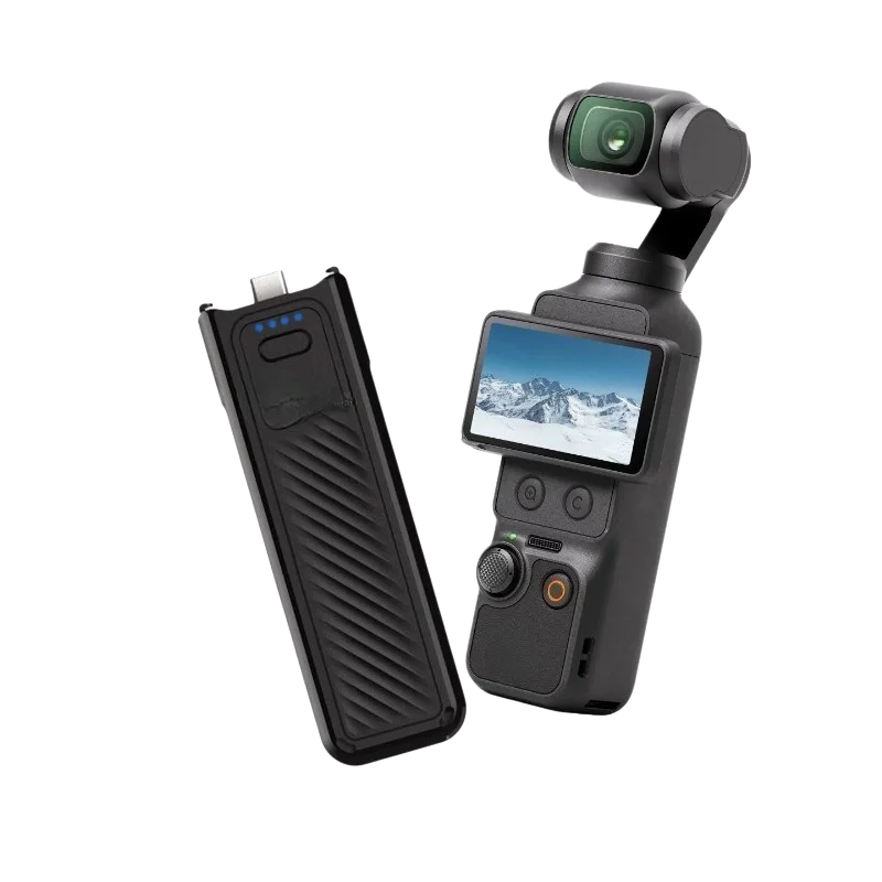 5000/5500/6000mah 3.6V Battery for DJI Pocket4/3 Camera Battery Grip for Extended Shooting Time