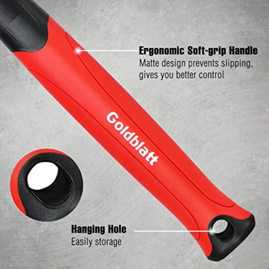 Goldblatt-Gummihammer 16oz. Gummihammer mit geringem Rückstoß, massivem Kopf und Softgrip-Griff. DoubleFaced Soft Mallets Soft Blow