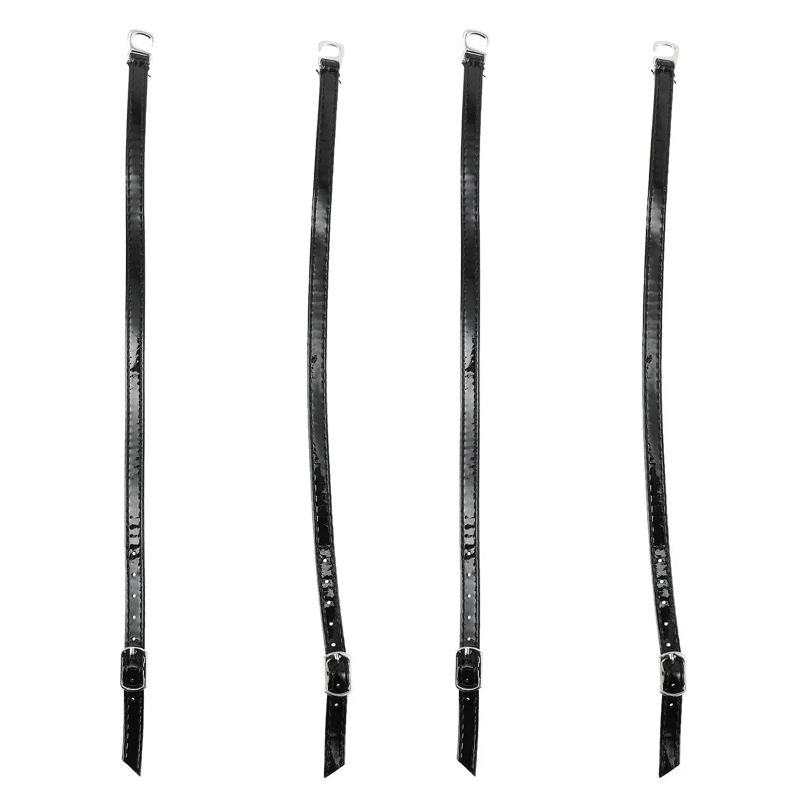 Adjustable High-Heel Shoe Straps for Women – 2 Pairs Black Anti-Slip Buckle Design for Dancing, Wedding & Daily Wear