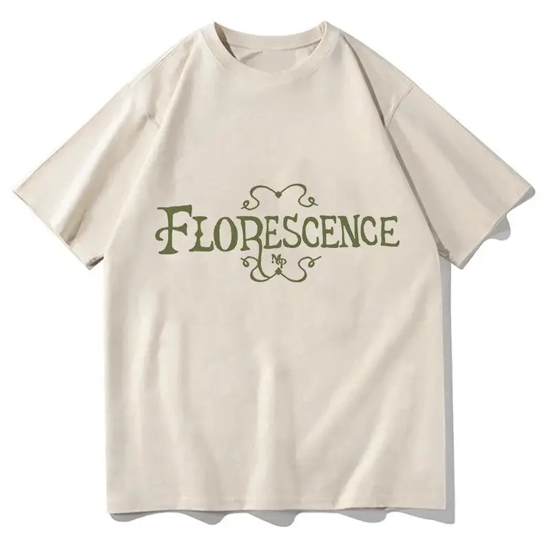 Fashion Y2k Streetwear Maisie Peters Florescence T-shirt Summer Casual Loose Tshirt O-neck Graphic Print Top Hip Pop Tees Unisex
