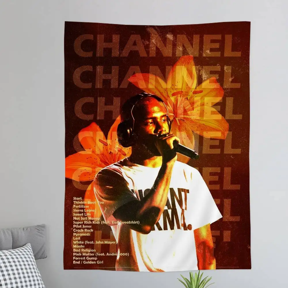 Frank Ocean Blond Printed Large Wall Tapestry Art Science Fiction Room Home Decor Decor Blanket