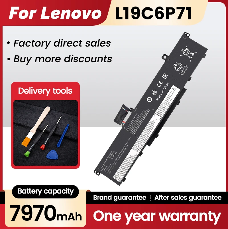 

New L19C6P71 L19L6P71 Battery for Lenovo ThinkPad P15 P17 Gen 1 20SQ series
