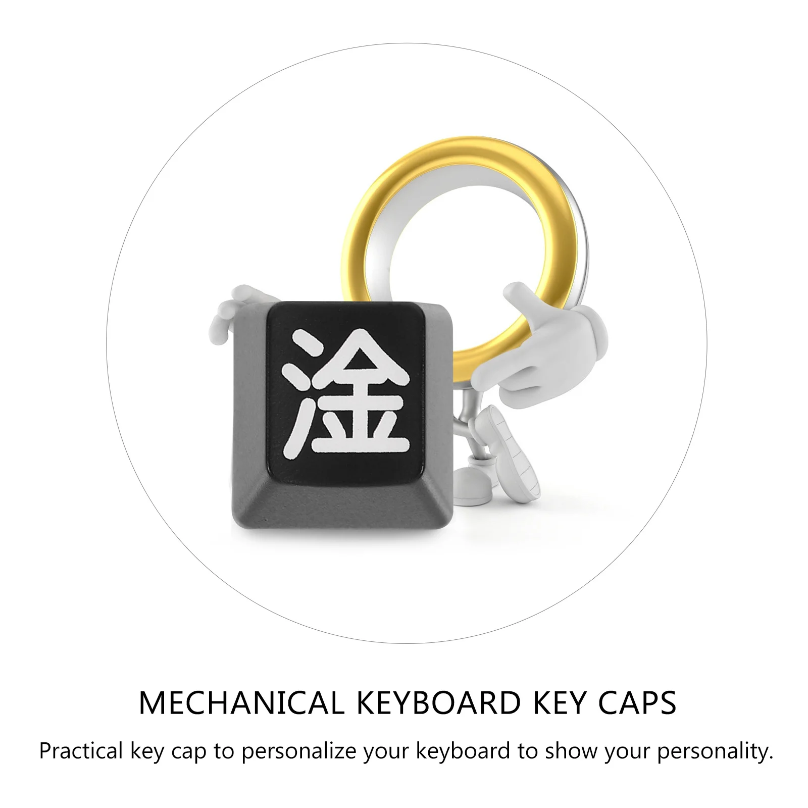 

Esc Shine Through Keycap Replacement for Pc Gaming Mechanical Keyboard Durable ABS Material High Performance Keyboard Accessory