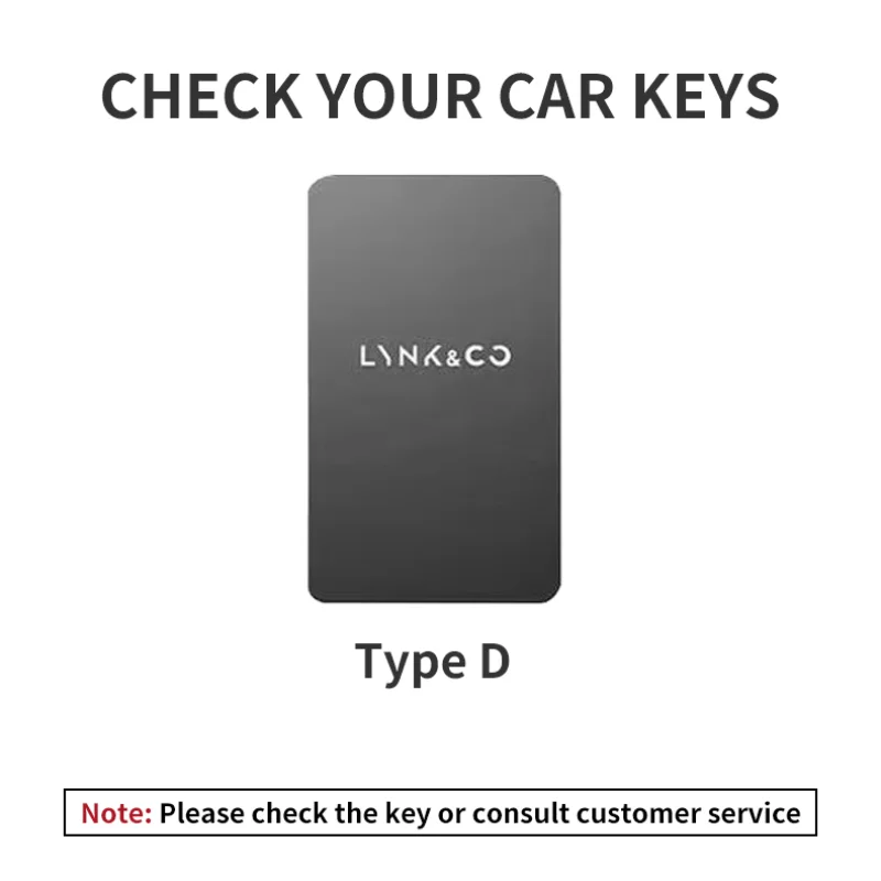 3D Suede Leather Car Remote Key Case For LYNK&CO 2022 2023 2024 LYNK CO 08 for LYNKCO 01 02 03 05 06 09 Key Shell Accessory