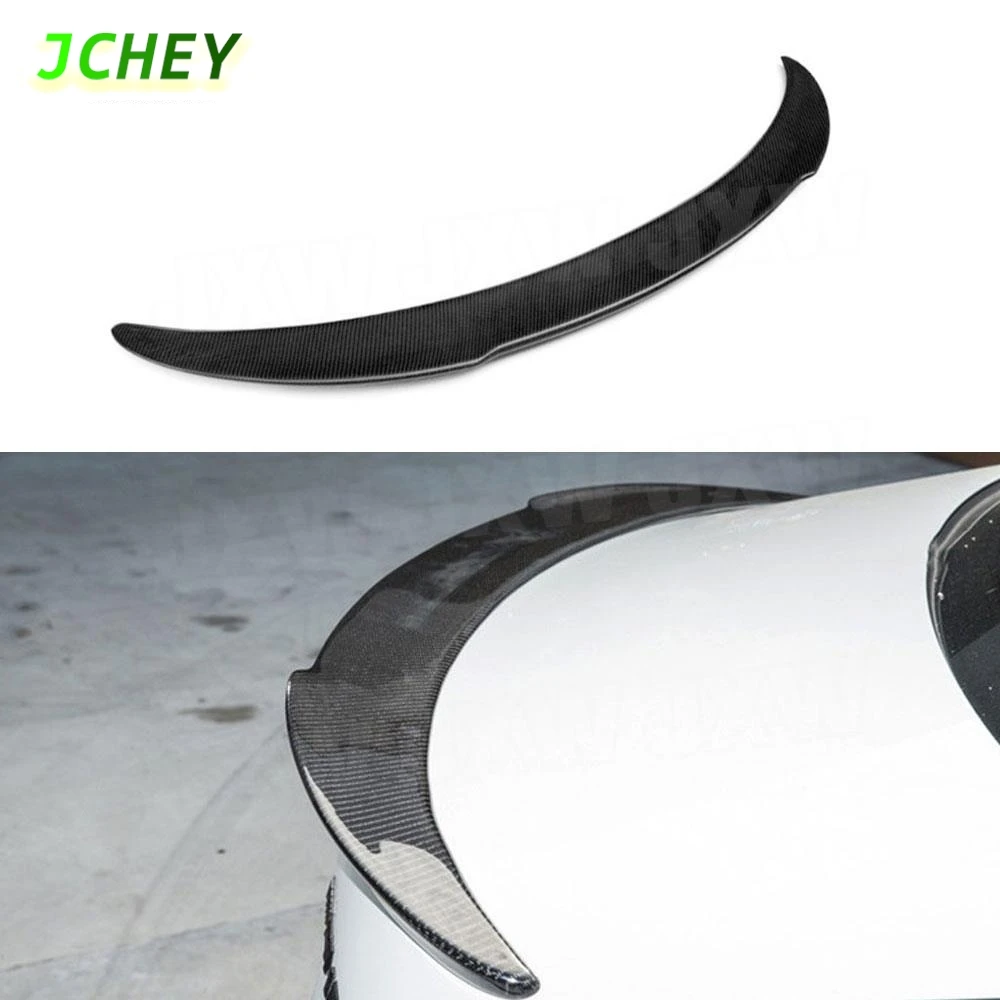 

JCHEY Carbon Fiber Rear Spoiler For Benz CLA Class W117 CLA180 CLA200 CLA250 2013-2019 Duckbill Rear Trunk Wing Spoiler