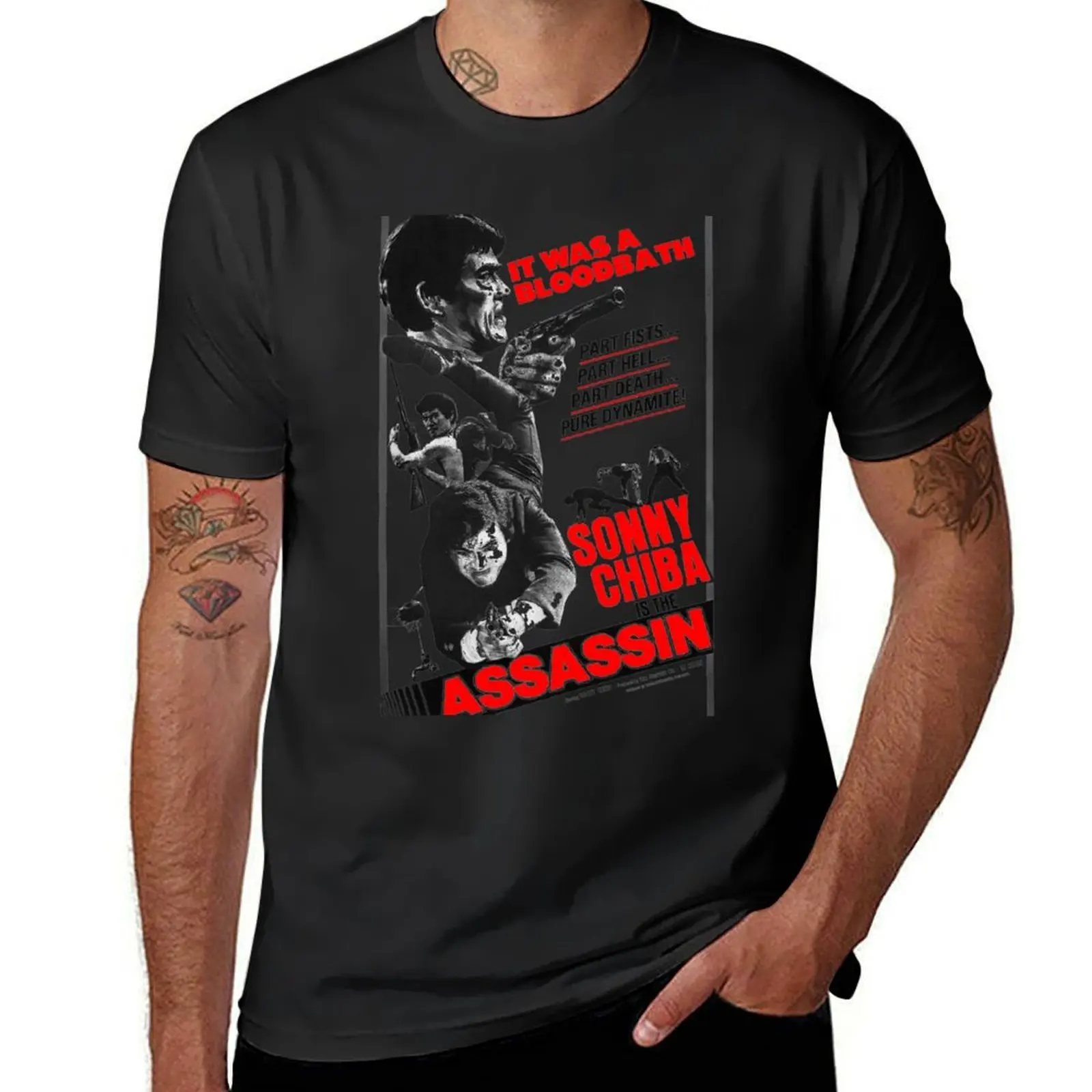 Sonny Chiba Assassin T-Shirt summer tops cute tops animal prinfor boys mens t shirt