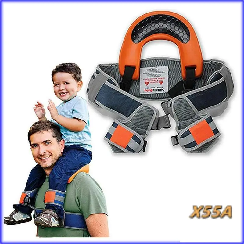 XX-Child Shoulder Carrier Baby Saddle Toddler Hiking Backpack Baby Ankle Straps Hands Free Backpack-Holds A 44.1Lb Child. กระเป๋าเป้สะพายหลังเด็กแบบสะพายไหล่สำหรับเด็ก