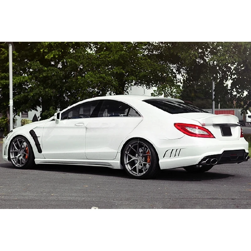 Auto Parts Fiberglass Door Kits Side Flares Fit W218 CLS 2011-2013 Vehicles Exterior Modified Accessories
