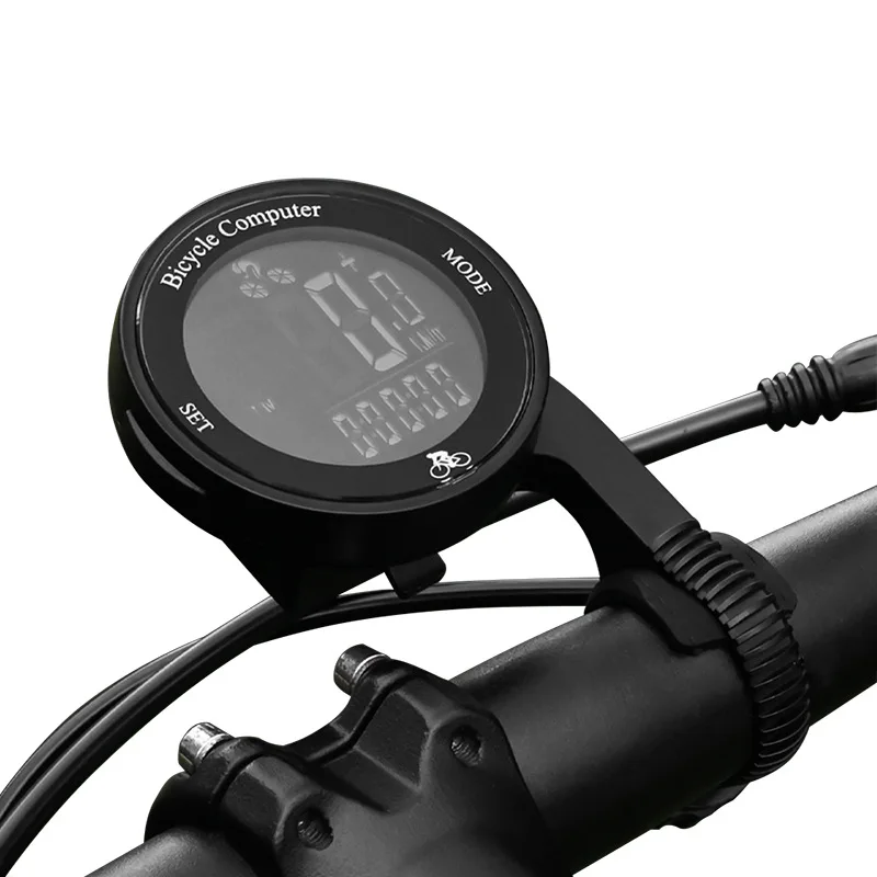 كمبيوتر لاسلكي للدراجة، عداد مسافات للدراجة مقاوم للماء، شاشة LCD متعددة الوظائف، عداد سرعة الدراجة الجبلية