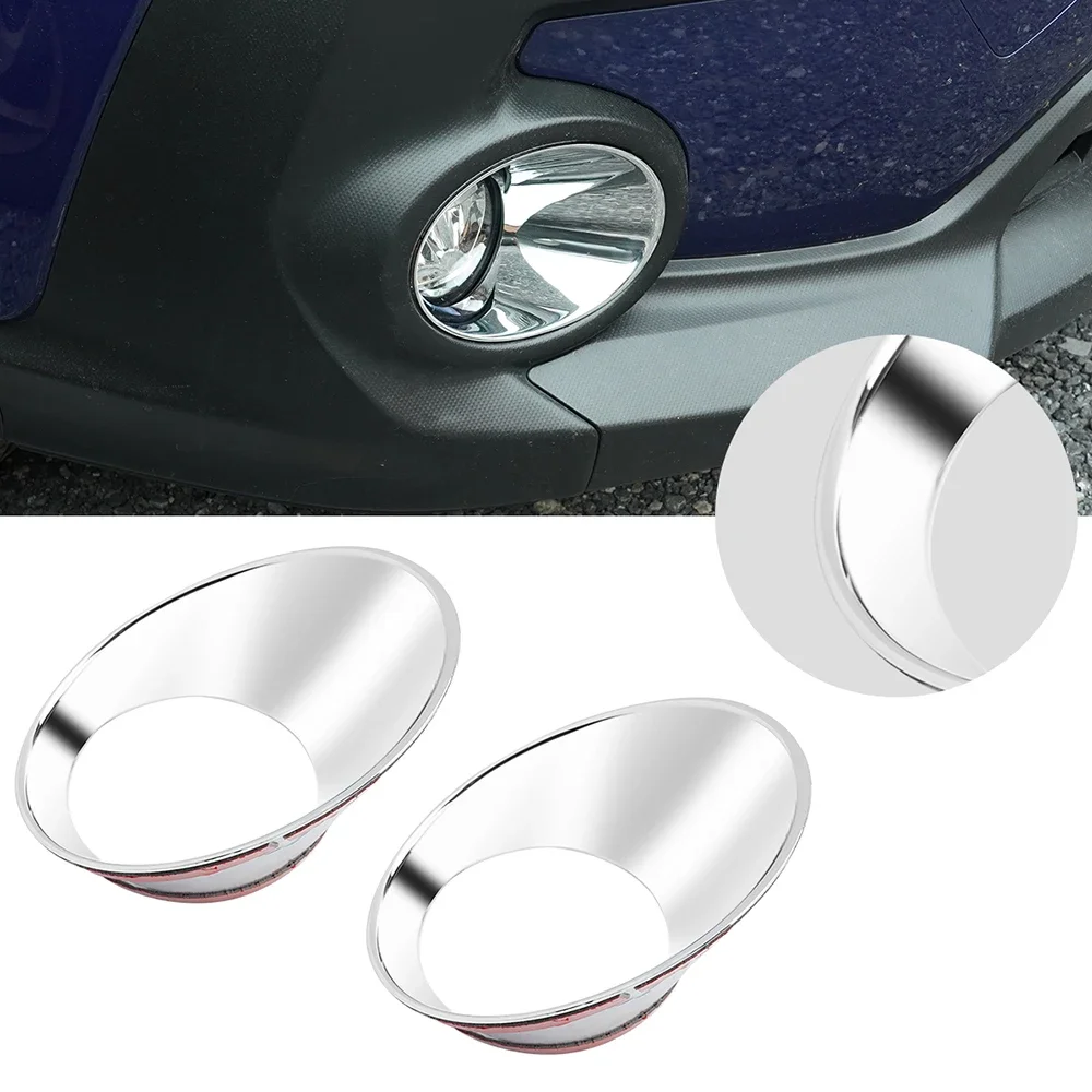 2pcs For 2024 Subaru Crosstrek Electroplated Decorative Frame Cover Special For Front Bumper Fog Lamp