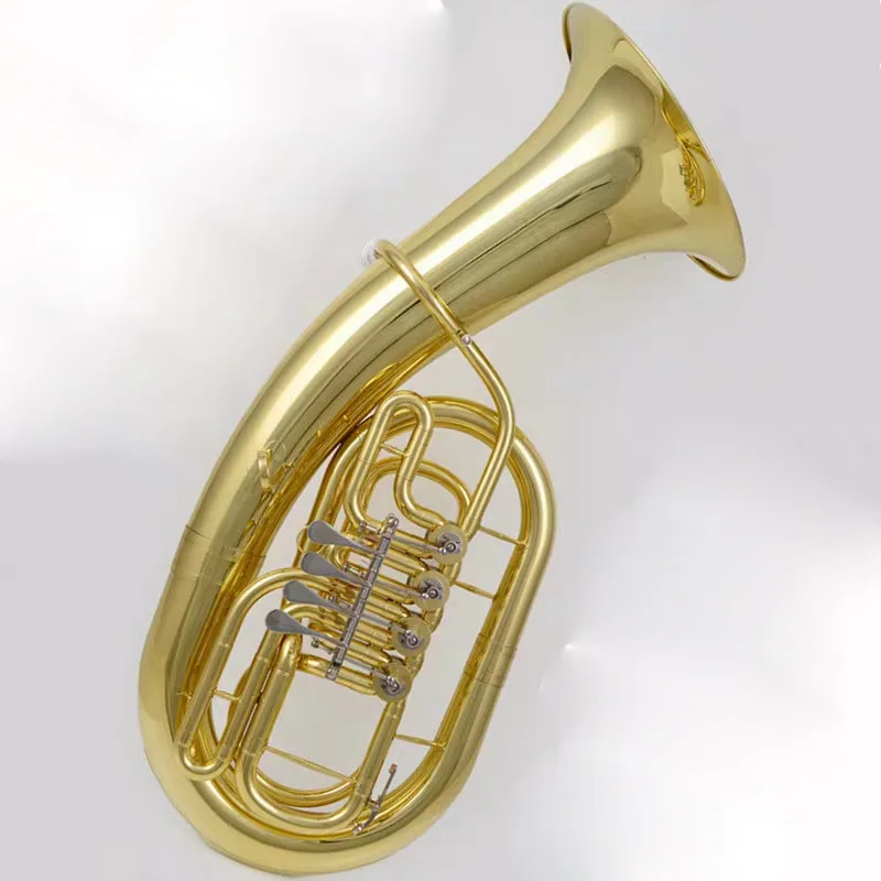 Three-flat-key tenor horn, four-flat-key upper bass horn, tuba, band performance