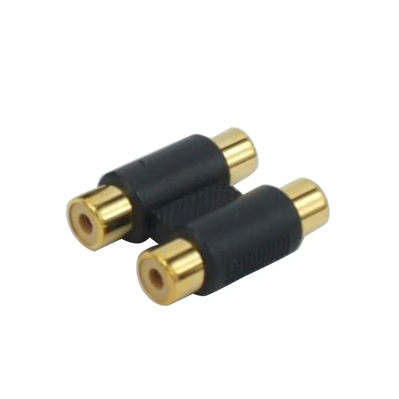 Adaptateur vidéo coupleur RCA femelle à femelle, 5 pièces, Structure Stable étanche, livraison directe